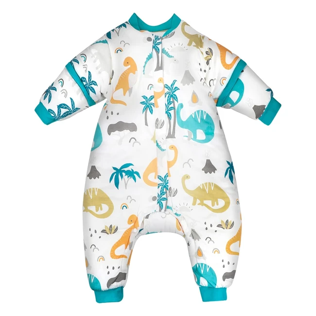 Gigoteuse hiver moemoe 35 tog avec jambes - Coton - Taille 90cm2-4 ans - Dinosa