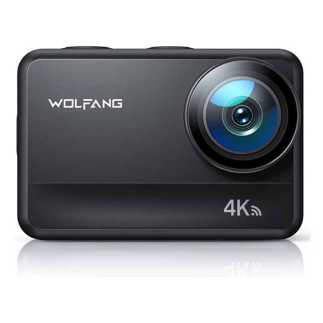 Camra sport Wolfang GA400 4K 60fps tanche 40m EIS stabilisateur grand angle 
