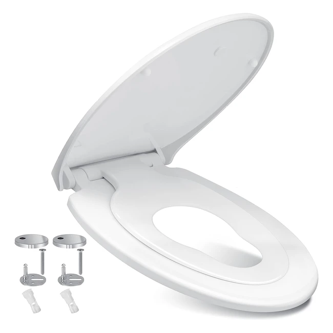 Kesser WC Sitz mit Absenkautomatik - Quickreleasefunktion - Softclose - Einfache