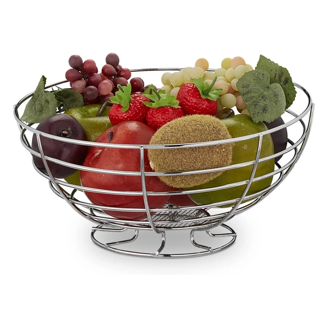 Corbeille fruits et légumes moderne en métal - Relaxdays 10030055