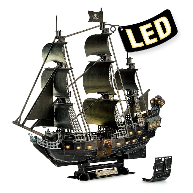 Upgrade Queen Anne's Revenge Pirate Ship Model Kit | 293 Pieces