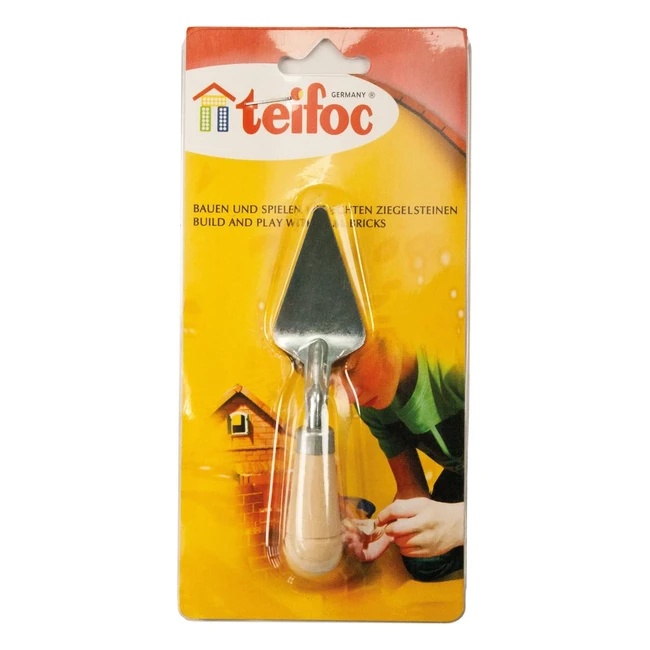 Teifoc T996101 Truelle - Outils de construction pour enfants - Âge minimum 6 ans