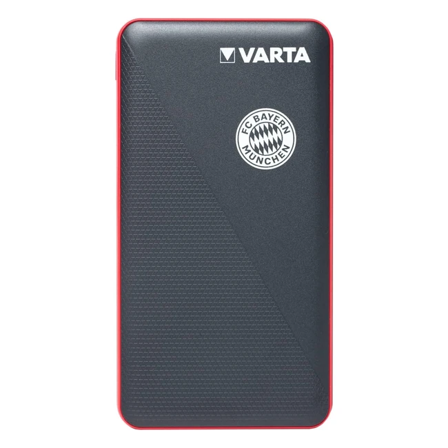 Power Bank Varta FC Bayern München 15000mAh - Ricarica Rapida - 4 Uscite - USB Tipo C
