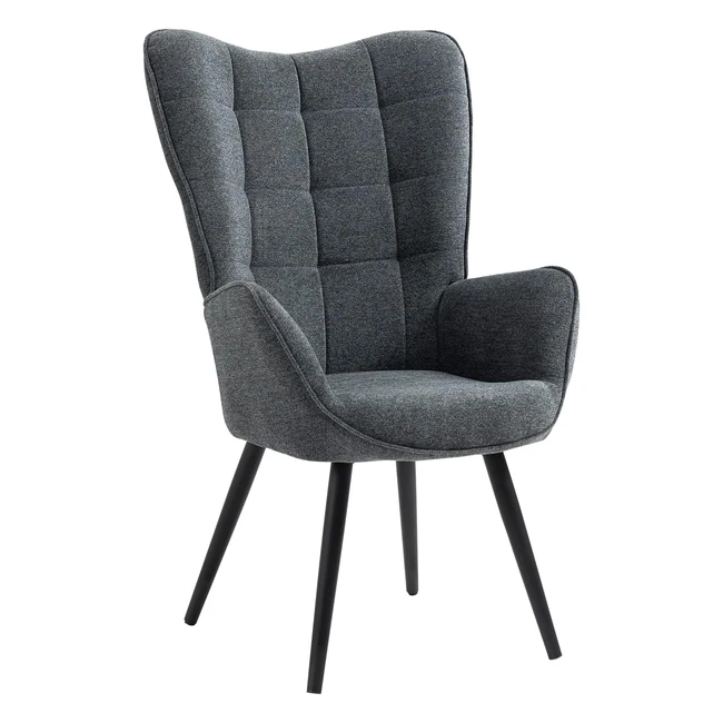 Gemütlicher Sessel mit Liegefunktion, Stoffbezug, Metallbeinen, grau, 705 x 79 x 98 cm