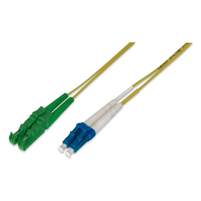 RM LWL Patchkabel Glasfaser 3m OS2 E2000 APC auf LC Stecker Fiber Netzwerk Duple