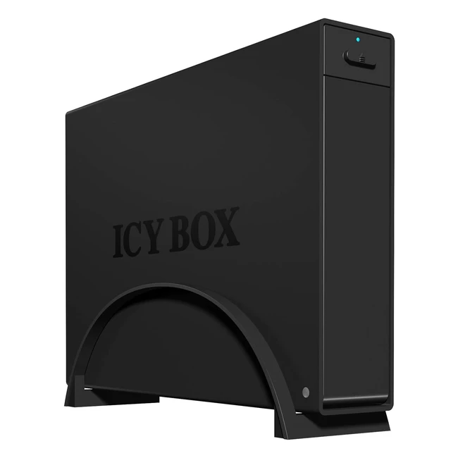 Boîtier HDD noir 3.5 Icy Box IB366STU3B - Support SATA III jusqu'à 6 Gbits - USB 3.0 - Montage EasySwap