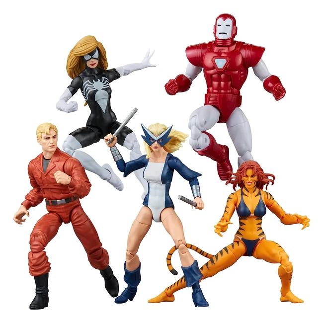 Hasbro Marvel Legends West Coast Avengers 5er-Pack Actionfiguren 15 cm Comics