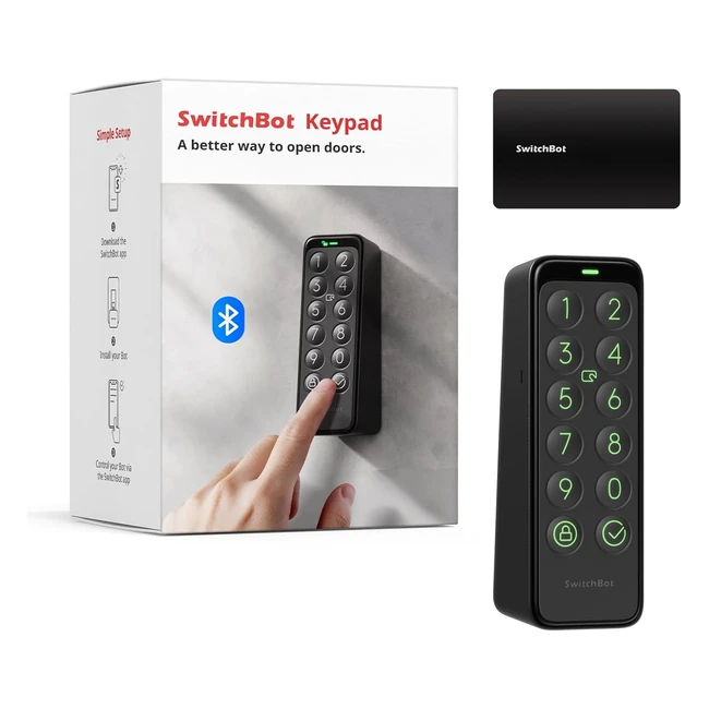 SwitchBot Smart Keypad fr SwitchBot Smart Door Lock - Keyless Access Code - IP