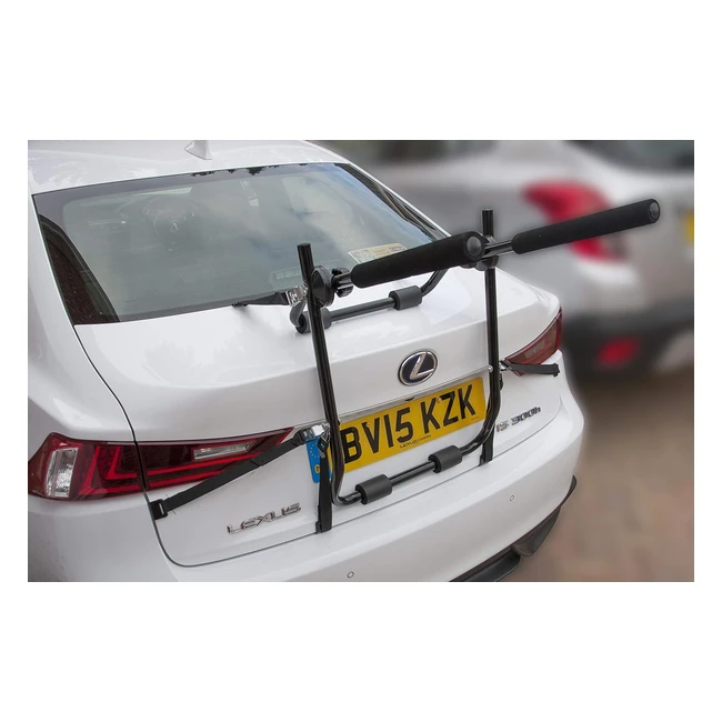 Porte-vélo arrière Summit SUM613 pour voiture - Sangles réglables - Installation facile