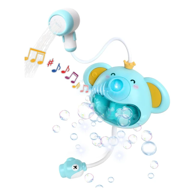 Jouet de bain Kiytarboo pour bb - Machine  bulles avec musique - Bain amus