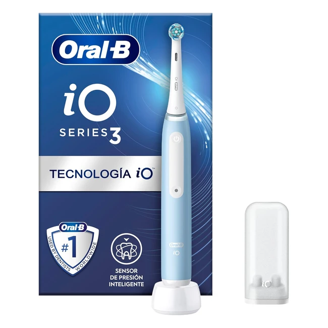 Oral-B IO 3N Cepillo de Dientes Eléctrico Recargable - Diseñado por Braun - Azul