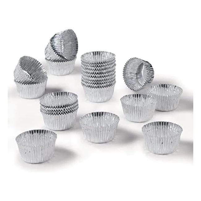 Moule à muffin en aluminium argent Zeller 43431 - 30 pièces