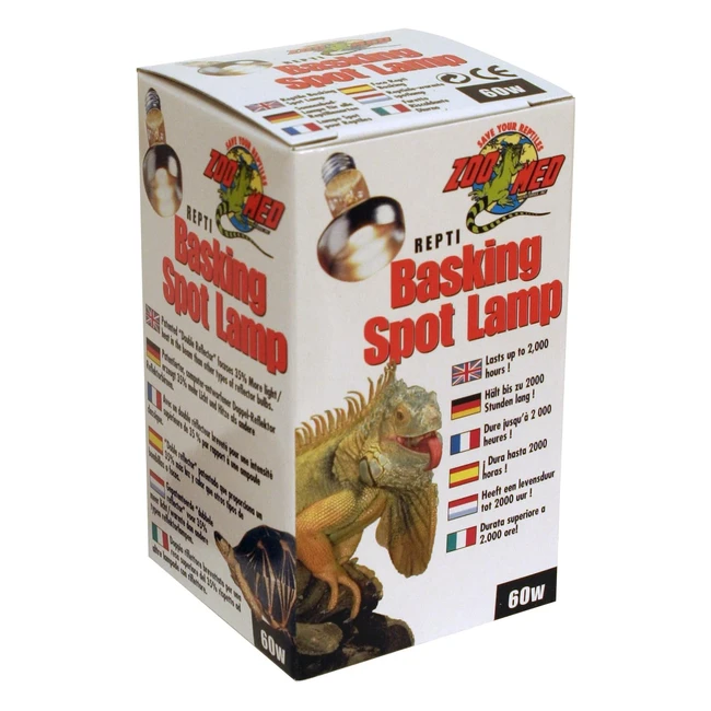 Lampada Zoo Med Repty Basking Spot 60W - Ideale per Rettili e Tartarughe