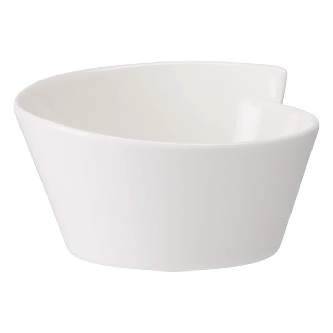 Villeroy & Boch New Wave Rice Bowl - Premium Porcelain, White - 155 oz