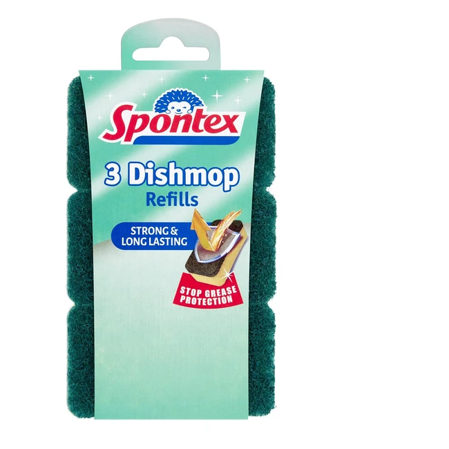 Spontex Confezione 3 Ricariche Lavapiatti - Resistente e Facile da Usare