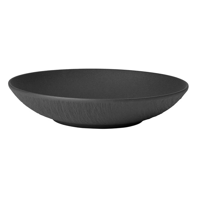 Villeroy  Boch Manufacture Rock Flat Bowl 1100ml - Premium Porcelain Dishwashe