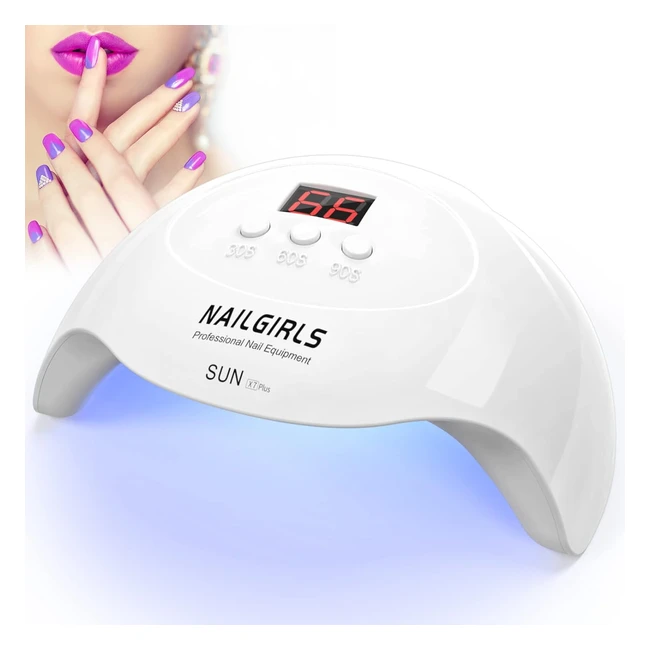 Lámpara UV LED 36W Nailgirls con 3 Temporizadores - Secador de Uñas Profesional