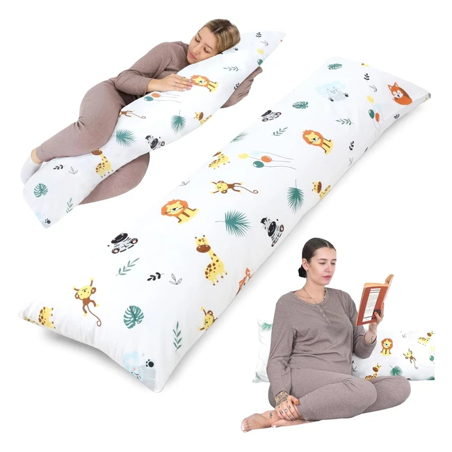 Oreiller Totsy pour dormeur latéral 40x145 cm - Confort et soutien pour un sommeil paisible