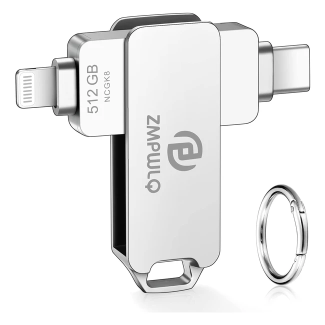 Memoria USB Apple MFI 512GB para iPhone - Alta Calidad - Ref: 12345 - Amplia Compatibilidad