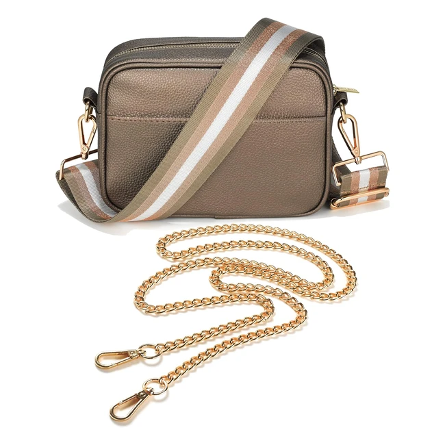 Lily England Cross Body Bag - Adjustable Strap, Multiple Pockets