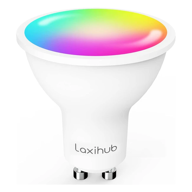 Lámpara Inteligente Gu10 LED Regulable - Cambio de Color RGB - Compatible con Alexa y Google - 1pc