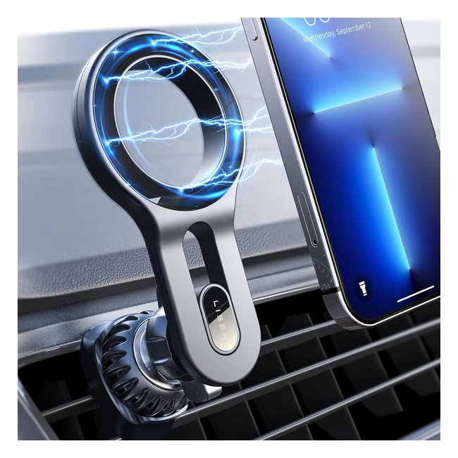 Supporto Auto Magsafe Lisen - 12 Magnet, Compatibile con iPhone 15 Pro Max Plus - Referenza: LSN123
