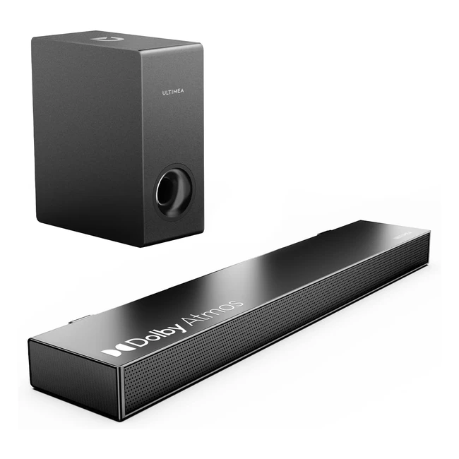 Ultimate Dolby Atmos Soundbar für TV-Geräte - BassMax 3D Surround Sound System - 21 Soundbar mit Subwoofer - Bluetooth Soundbars für Heimkino - Nova S50 Serie 2023 Modell
