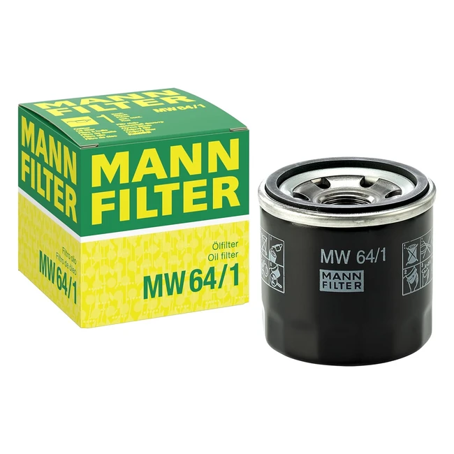 Filtre à huile Mannfilter MW 641 pour motos - Haute qualité et protection optimale