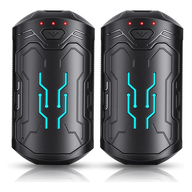 Rechargeable Hand Warmers - 2 Packs, 3000mAh Power Bank, Outdoor Pocket Heater