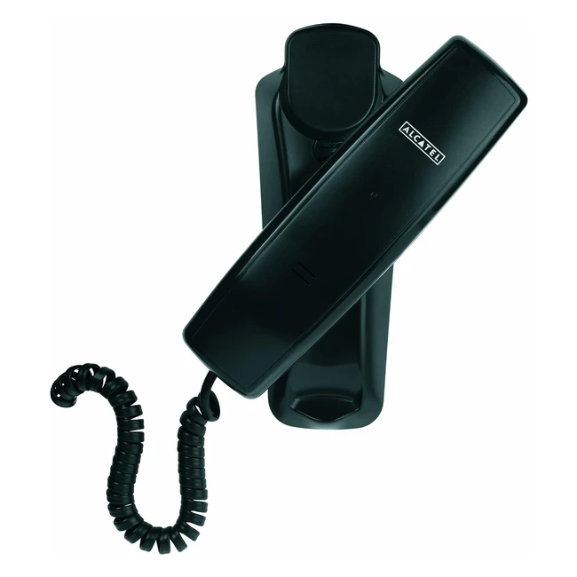Telefono Alcatel Temporis 10 Nero - Design Snello e Compatto - Tasto Muto - Tast