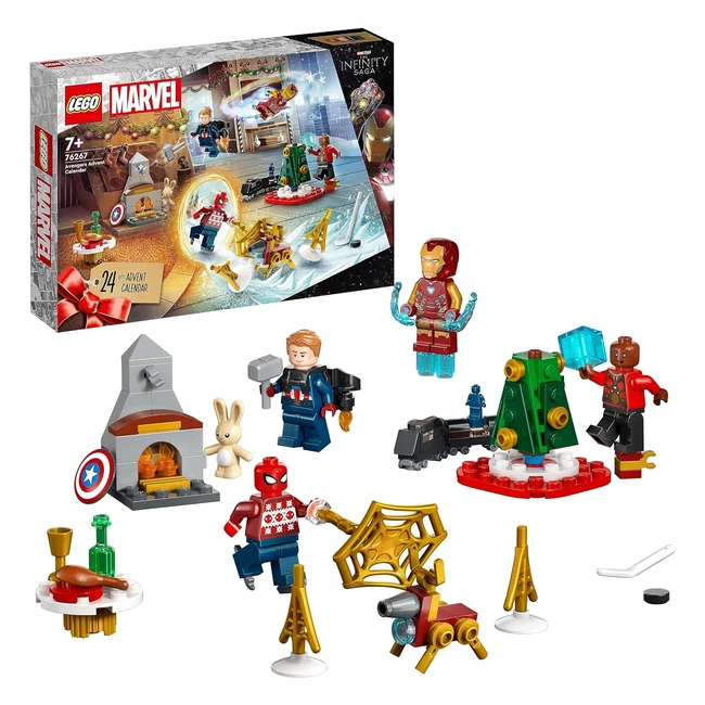 Calendario de Adviento LEGO 76267 Vengadores 2023 - 24 regalos con Capitn Am