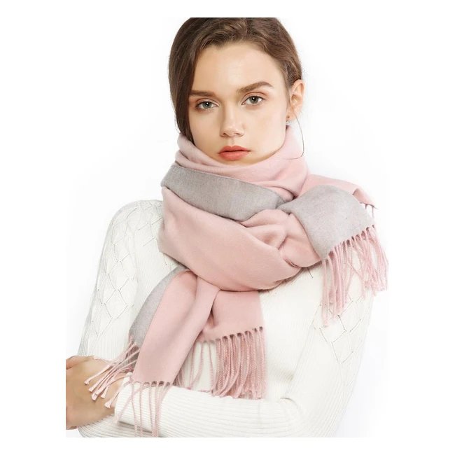 Riiqiichy Winter Scarf for Women - Warm Reversible Long  Large - Free Deliver
