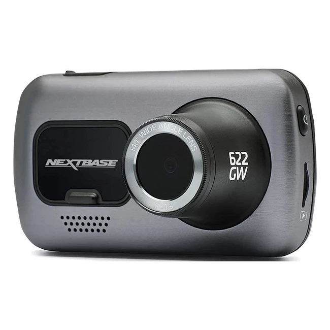 Nextbase 622GW Dashcam 4K 30fps WiFi GPS Bluetooth Alexa intégré - Enregistrement avant 140°