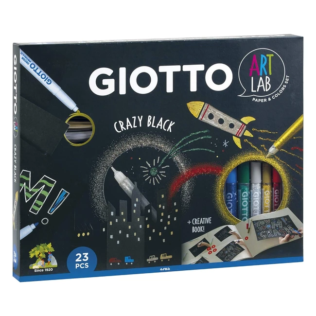 Giotto Art Lab Crazy Black - Estimula la Creatividad y Divirtete