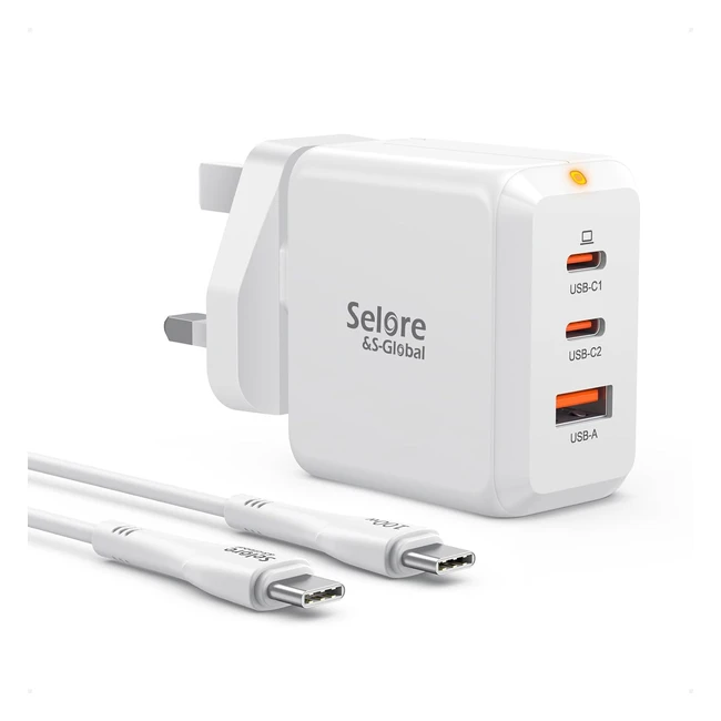 Super Fast 65W USB C Charger Plug PD30 PPS - MacBook Pro/Air iPad iPhone - Samsung Dell XPS