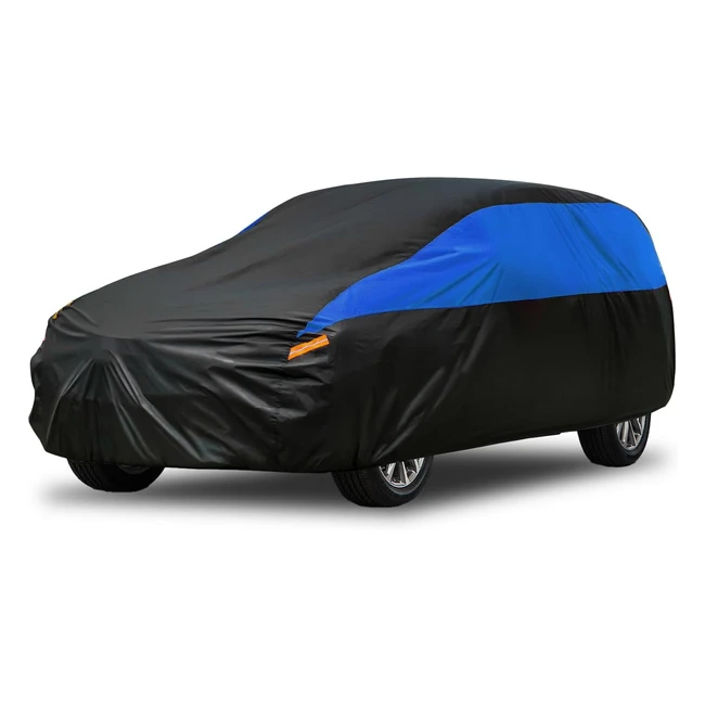 Housse de voiture extérieure respirante et étanche Gunhyi - Protection UV, neige, poussière - Universelle pour SUV, Jeep 4x4 - 460-485 cm