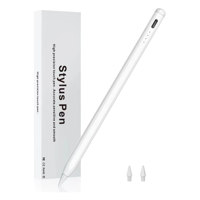 Apple Pencil 2 Generazione - Tomorsi Penna iPad con Rigetto del Palmo Punta Til