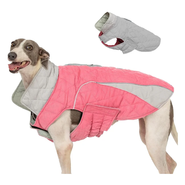 Huntboo Dog Coat - Waterproof Winter Dog Jacket with Reflective Strips - Stay Wa