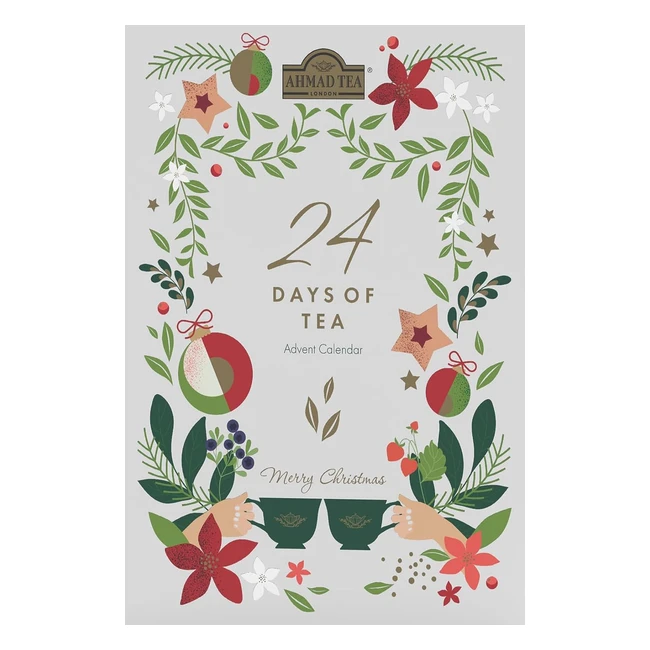 Calendario dellavvento Ahmad Tea 2023 - 24 bustine di t diverse