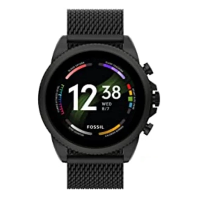 Fossil Herren Touchscreen Smartwatch 6. Gen. mit Lautsprecher, Alexa, Herzfrequenz, NFC