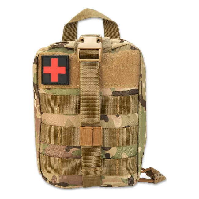Kit Medico Militare Portatile - Resistente e Durevole - Pronto Soccorso per Arrampicata