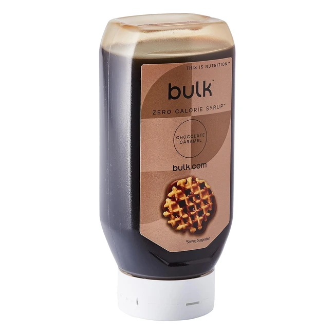 Sciroppo Bulk Zero Calorie Senza Zucchero Cioccolato Caramello 400ml - Perdi Pes