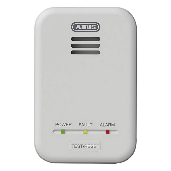Détecteur de gaz naturel Abus 81443 GWM100ME - Alarme 85 dB - Blanc