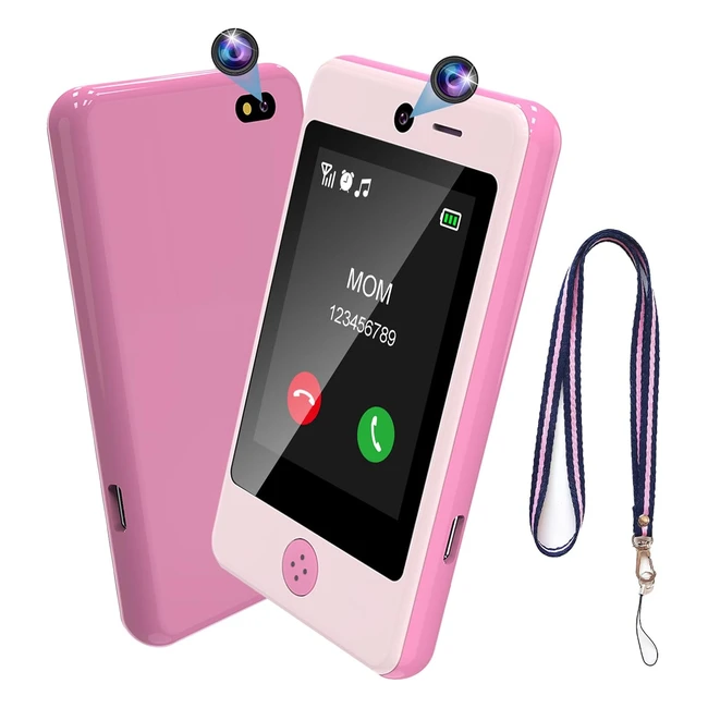 Tlphone Portable Enfant PTHTECHUS - Smartphone ducatif avec Jeux et Musiqu