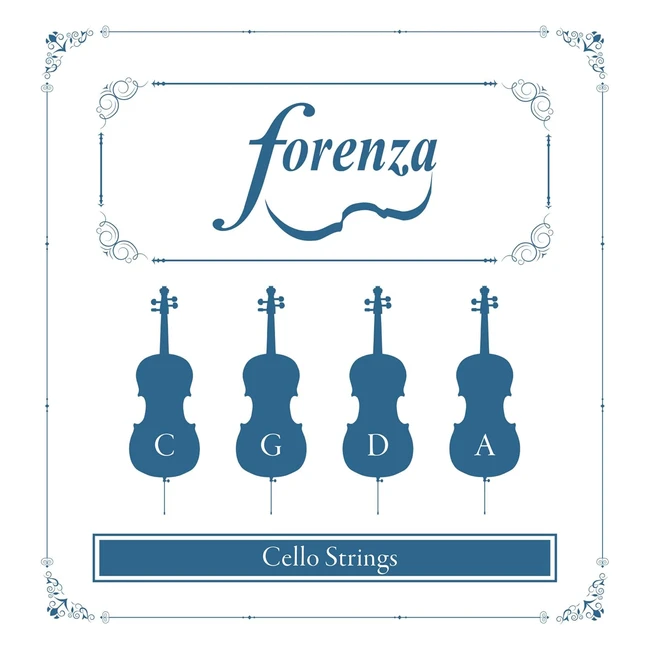 Corde per violoncello Forenza FA15COA - Misura 44 e 34 - Qualità studio