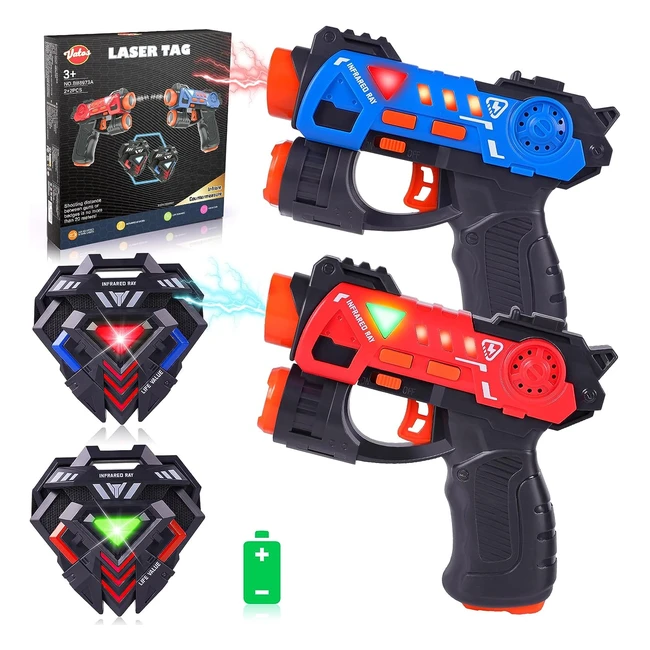 Vatos Laser Tag Guns Set 2 Pack - Gioco di Tag Laser per Bambini - Indoor/Outdoor - Età 4-7