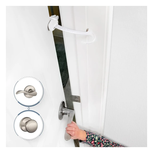 Serrure de porte et protecteur de pincement Door Monkey - Référence XYZ - Installation facile