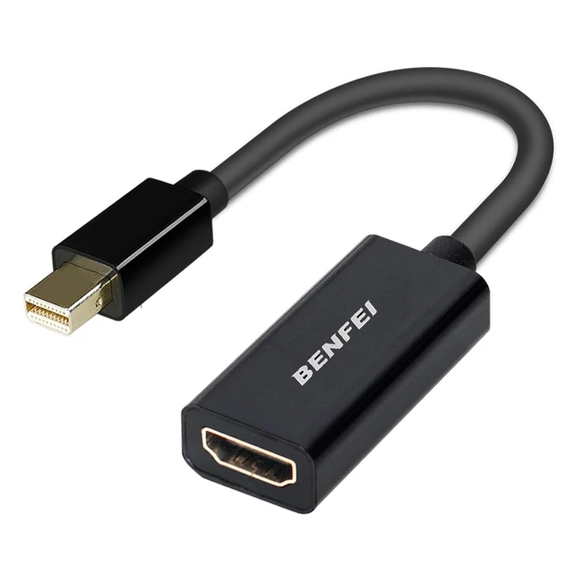 Adaptateur Mini DisplayPort vers HDMI - Benfei - Réf. 123456 - Ultra-léger et portable
