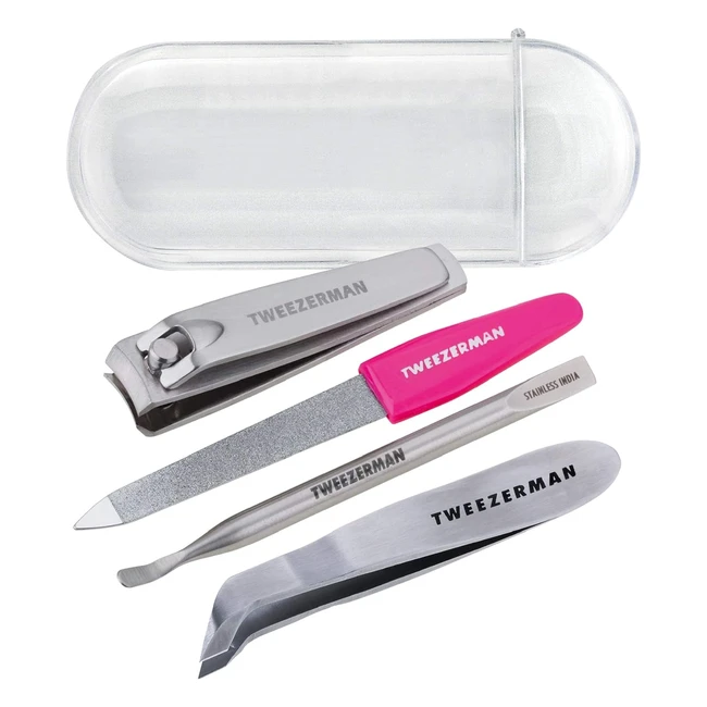 Kit di emergenza per manicure Tweezerman - Taglierina per cuticole rivetti per 