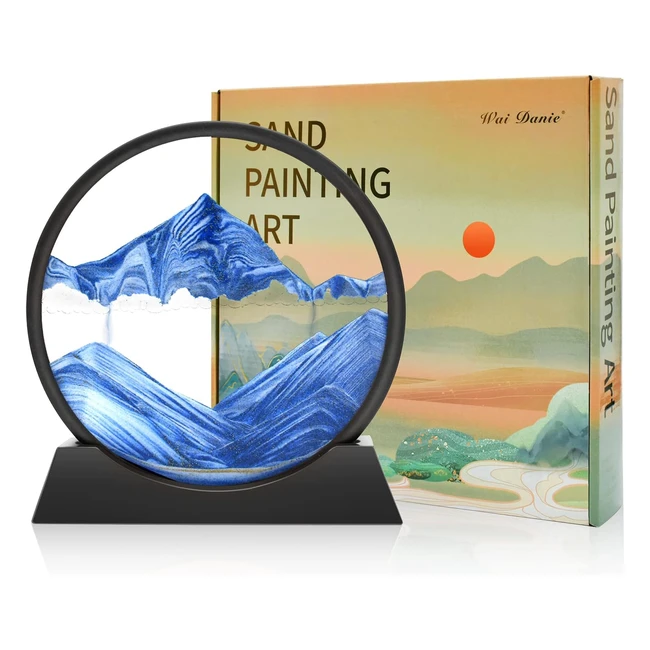 3D Sandbilder zum Drehen - Sandkunst in Tiefsee - Sandbild Geschenke - Sanduhr D